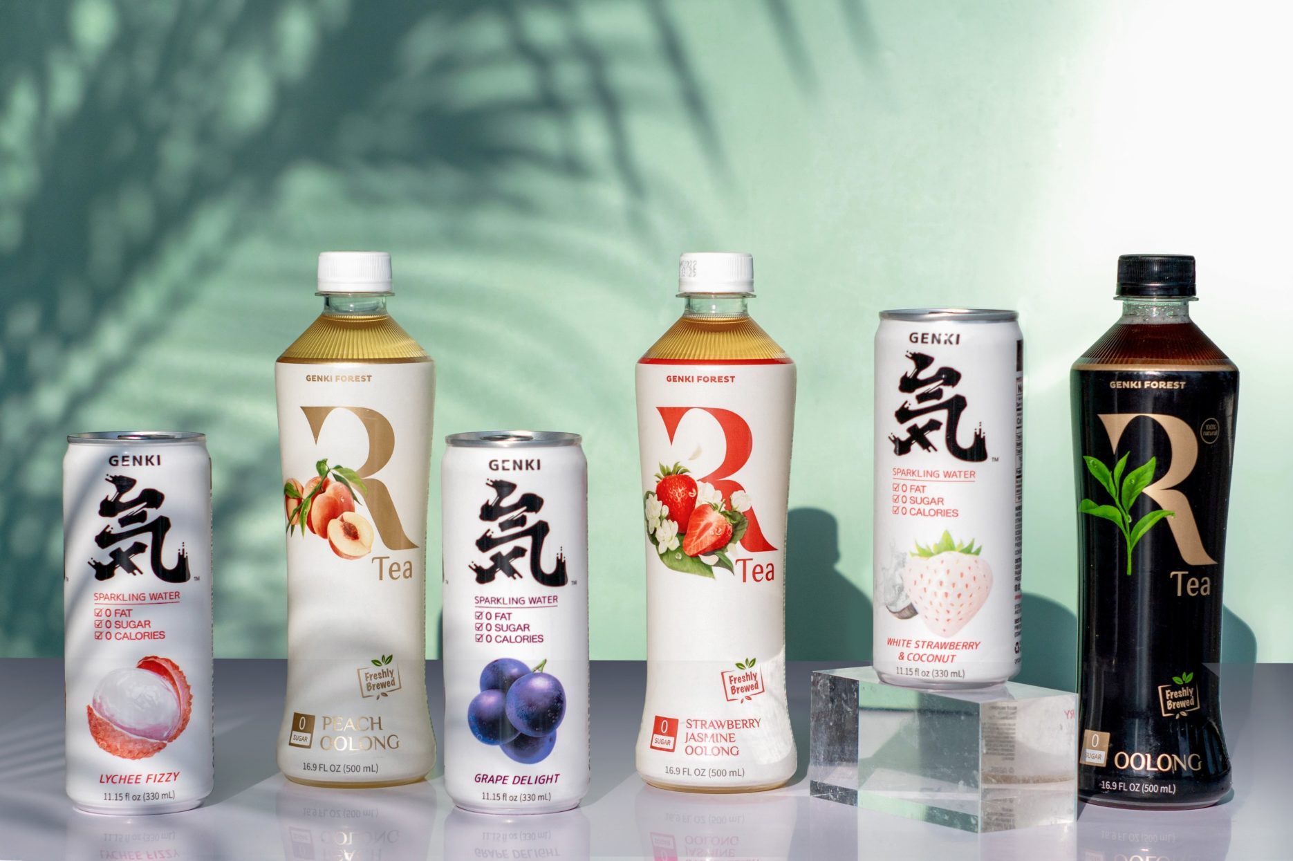 Asian drinks illustration
